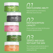 Turmeric Green Tea Rose Avocado Facial Mask Clay Mud Masks Moisturizing Removal Blackhead Whitening Face Mask Mud Skin Care-Health Wisdom™