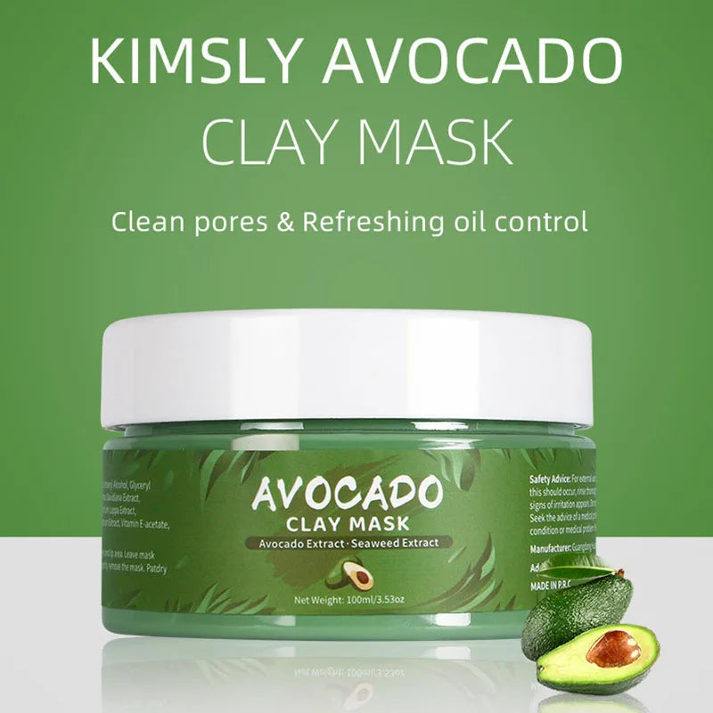 Turmeric Green Tea Rose Avocado Facial Mask Clay Mud Masks Moisturizing Removal Blackhead Whitening Face Mask Mud Skin Care-Health Wisdom™