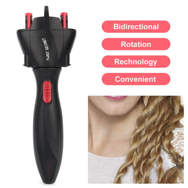 USB Electric Hair Braider Automatic Twist Braider Knitting Device Hair Braider Machine Braiding Hairstyle Hair Styling Tools-Health Wisdom™