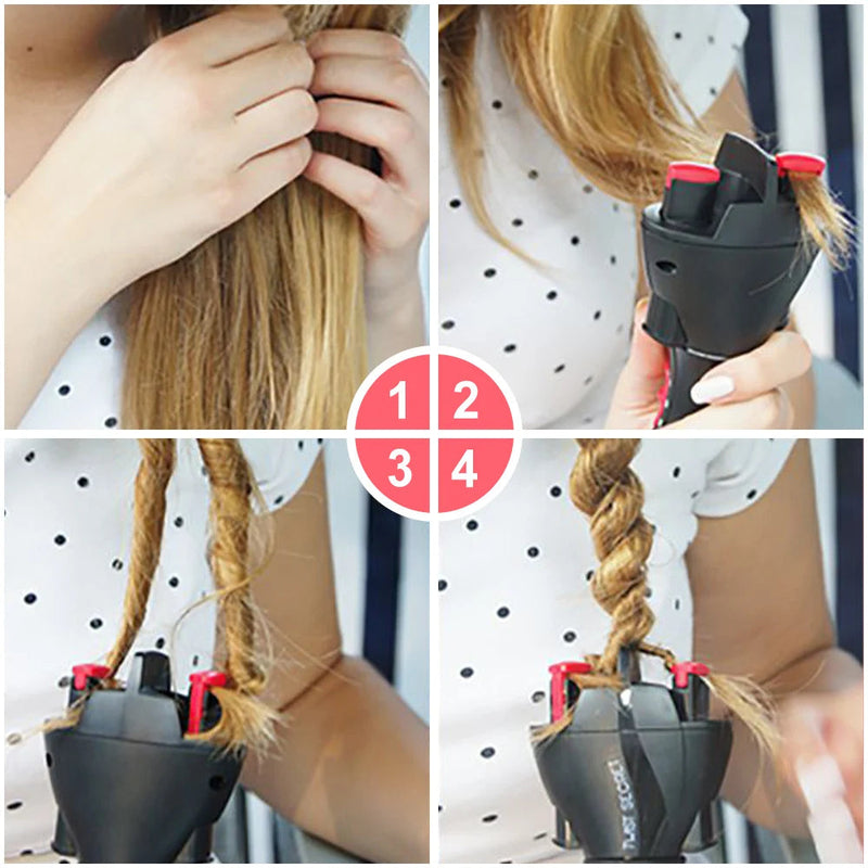 USB Electric Hair Braider Automatic Twist Braider Knitting Device Hair Braider Machine Braiding Hairstyle Hair Styling Tools-Health Wisdom™