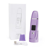 Ultrasonic Skin Scrubber Face Spatula Blackhead Remover Pore Cleaner Comedo Extractor Face Lift Devices Deep Cleaning Peeling-Health Wisdom™