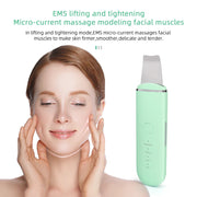 Ultrasound Skin Scrubber Blackhead Remover Pore Cleaner Comedone Extractor for Facial Deep Cleansing Face lifting Skin Care Tool-Health Wisdom™