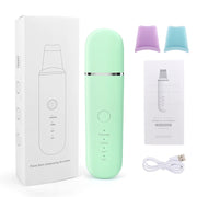 Ultrasound Skin Scrubber Blackhead Remover Pore Cleaner Comedone Extractor for Facial Deep Cleansing Face lifting Skin Care Tool-Health Wisdom™