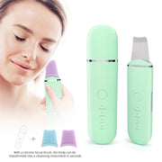 Ultrasound Skin Scrubber Blackhead Remover Pore Cleaner Comedone Extractor for Facial Deep Cleansing Face lifting Skin Care Tool-Health Wisdom™