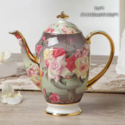 Vintage Bone China Tea Pot British Ceramic Teapot Europe Porcelain Coffee Pot Cafe Drinkware Advanced Teaware-Health Wisdom™