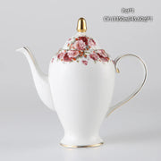 Vintage Bone China Tea Pot British Ceramic Teapot Europe Porcelain Coffee Pot Cafe Drinkware Advanced Teaware-Health Wisdom™