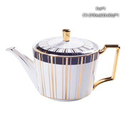 Vintage Bone China Tea Pot British Ceramic Teapot Europe Porcelain Coffee Pot Cafe Drinkware Advanced Teaware-Health Wisdom™