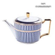 Vintage Bone China Tea Pot British Ceramic Teapot Europe Porcelain Coffee Pot Cafe Drinkware Advanced Teaware-Health Wisdom™