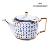Vintage Bone China Tea Pot British Ceramic Teapot Europe Porcelain Coffee Pot Cafe Drinkware Advanced Teaware-Health Wisdom™
