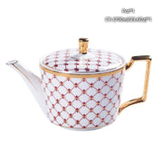Vintage Bone China Tea Pot British Ceramic Teapot Europe Porcelain Coffee Pot Cafe Drinkware Advanced Teaware-Health Wisdom™