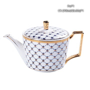 Vintage Bone China Tea Pot British Ceramic Teapot Europe Porcelain Coffee Pot Cafe Drinkware Advanced Teaware-Health Wisdom™