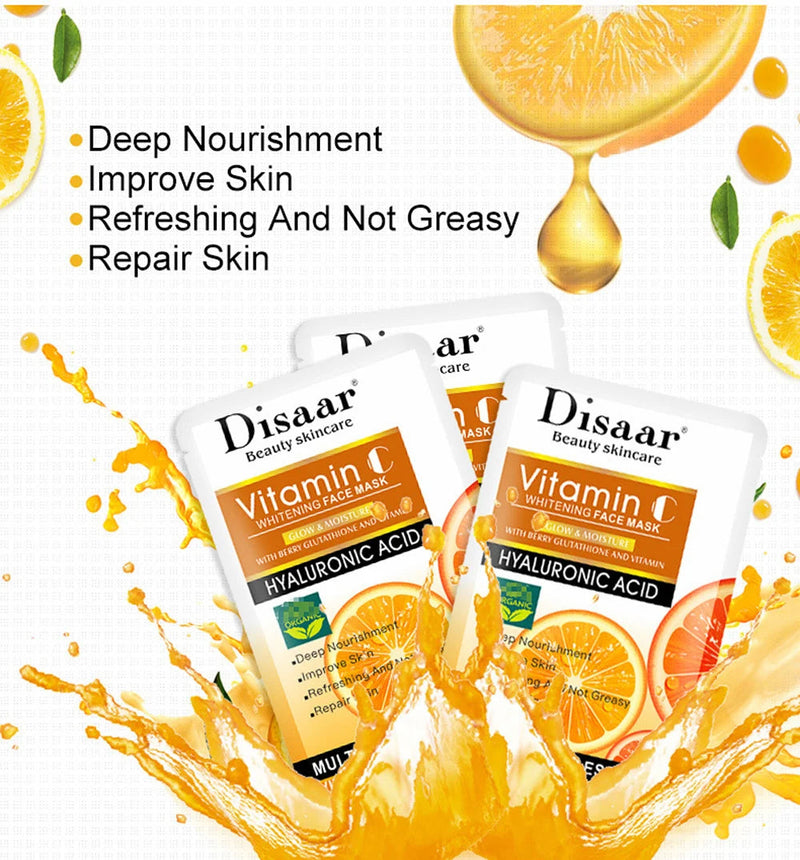 Vitamin C Essence Moisturizing Whitening Cream Anti Wrinkle Eye Cream Care Firming Nourishing Korean Cosmetics Skin Care Set-Health Wisdom™