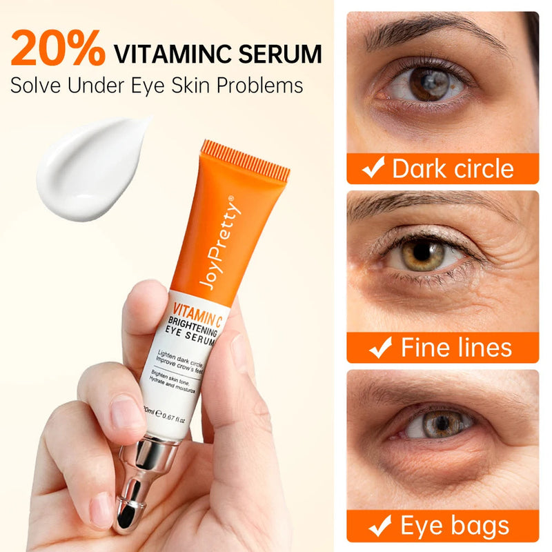 Vitamin C Eye Cream Anti Dark Circles Removal Eye Bags Puffiness Moisturizing Anti-Aging Firming Eyes Skin Care Prdoucts-Health Wisdom™