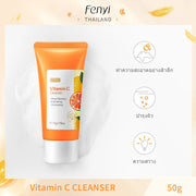 Vitamin C Facial Cleanser Skin Cleansing Moisturizing Anti Acne Blackhead Remove Skincare Face Wash Foam Face Cleanser Skin Care-Health Wisdom™