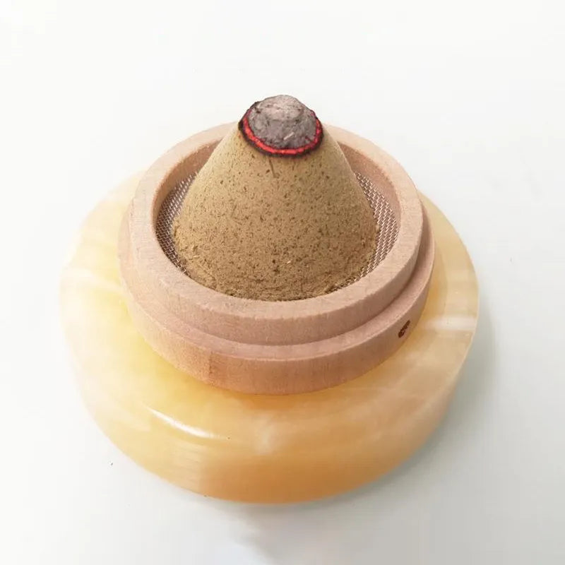 Warm Abdominal Massage Moxa Tower Burner Heating Jade Massager Chinese Medicines Moxas Therapy Relieve dysmenorrhea Prostatitis-Health Wisdom™