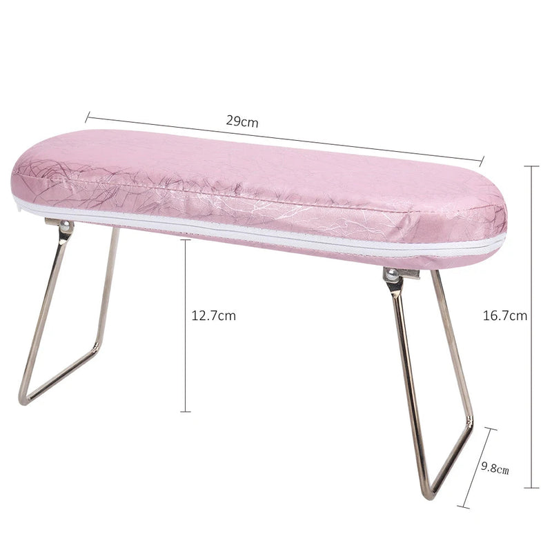 White Black Genuine Leather Nail Hand Rest Pillow Manicure Table Hand Cushion Pillow Holder Arm Rests Nail Art Stand Manicure-Health Wisdom™