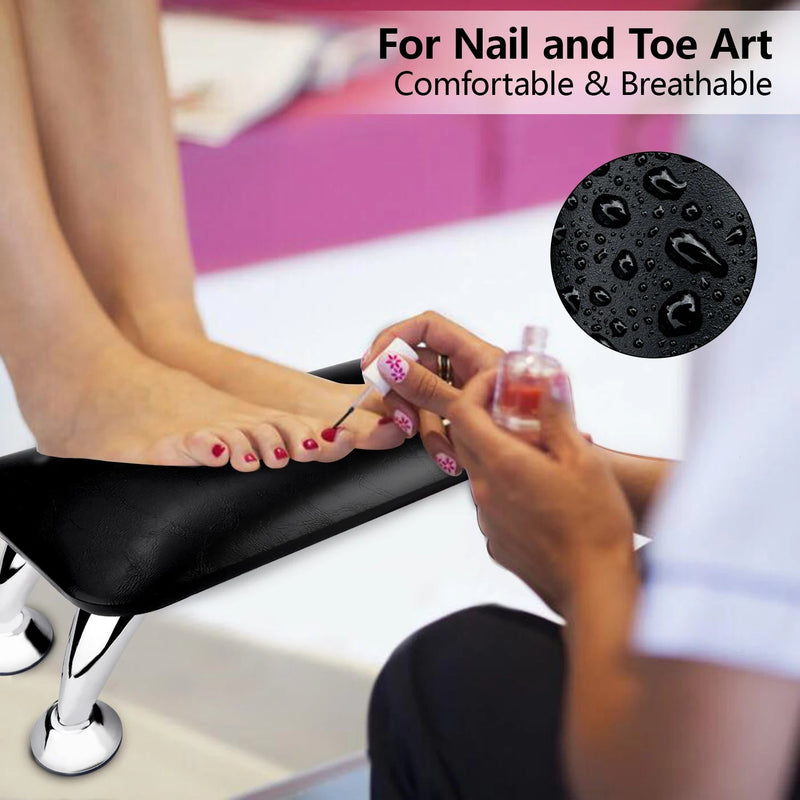 White Black Genuine Leather Nail Hand Rest Pillow Manicure Table Hand Cushion Pillow Holder Arm Rests Nail Art Stand Manicure-Health Wisdom™