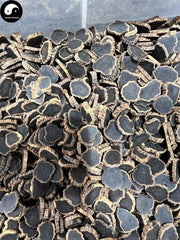 White Ginseng Roots Slices, Processed Black Ginseng Root, Hei Ren Shen 黑参-Health Wisdom™