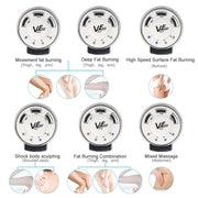 White Shaping Slimming Machine Liposuction Machine VE Sport Fat Burner Body Waist Belly Arm Leg Fitness Massage Home Office-Health Wisdom™