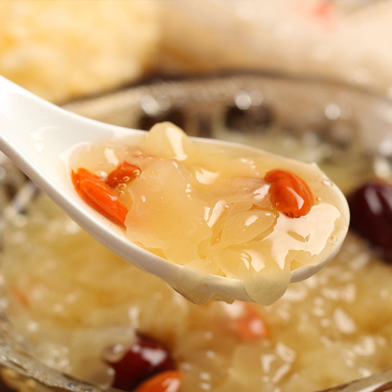 White Tremella Fungus, Tremella Fuciformis, Dried Mushroom Yin Er 银耳 Chou Er 丑耳-Health Wisdom™