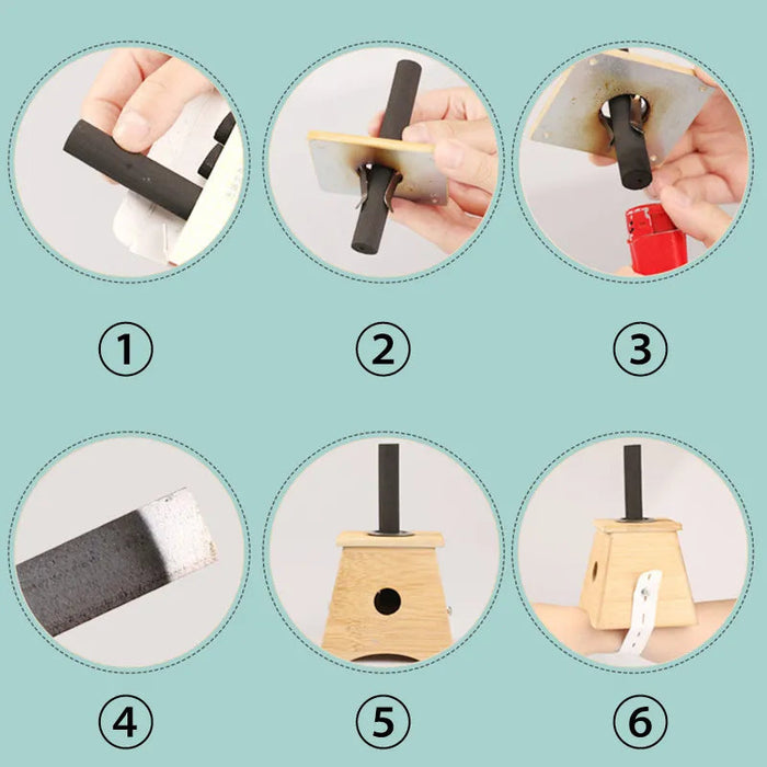 Wholesale 5 Boxes Smokeless Moxa Sticks Moxibustion Roll Chinese Herbal Moxa Therapy Acupuncture Massage Warm Uterus Health
