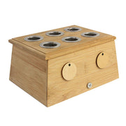 Wholesale Moxibustion Bamboo Box Moxa Stick Holder Neck Arm Body Acupoint Massage Moxibuting Therapy Device Chinese Medical-Health Wisdom™