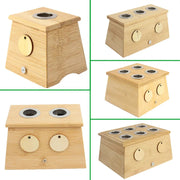 Wholesale Moxibustion Bamboo Box Moxa Stick Holder Neck Arm Body Acupoint Massage Moxibuting Therapy Device Chinese Medical-Health Wisdom™