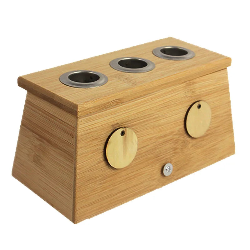 Wholesale Moxibustion Bamboo Box Moxa Stick Holder Neck Arm Body Acupoint Massage Moxibuting Therapy Device Chinese Medical-Health Wisdom™