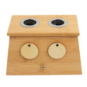 Wholesale Moxibustion Bamboo Box Moxa Stick Holder Neck Arm Body Acupoint Massage Moxibuting Therapy Device Chinese Medical-Health Wisdom™