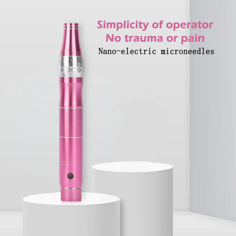 Wireless Derma Pen Micro Tiny Needles Stimulate Skin Tightening Reduce Skin Wrinkles Scar Stretch Marks Removal Beauty Device-Health Wisdom™