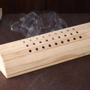 Wooden Cervical Pillow Moxibustion Burner Moxa Therapy Relieve Neck Pain Treat Cervical Spondylosis Warm Waist Leg Massage-Health Wisdom™