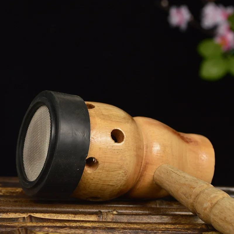 Wooden Gourd Moxibustion Box Durable Utility Effective Moxa StickChinese Traditional Massage Health Care-Health Wisdom™