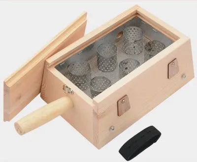 Wooden Moxibustion Box Moxa Stick Holder Neck Arm Body Acupoint Warm Massage Moxibuting Therapy Device Chinese Medical-Health Wisdom™