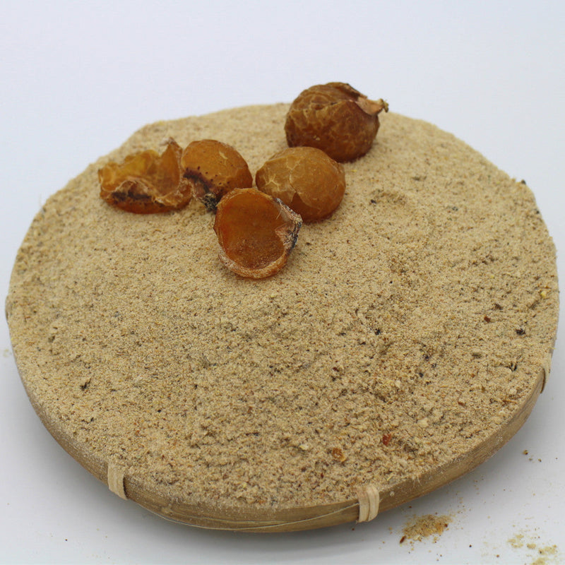 Wu Huan Zi 無患子, Pure Chinese Soapberry Fruit Powder, Fructus Sapindi Mukorossi, Sapindus-Health Wisdom™