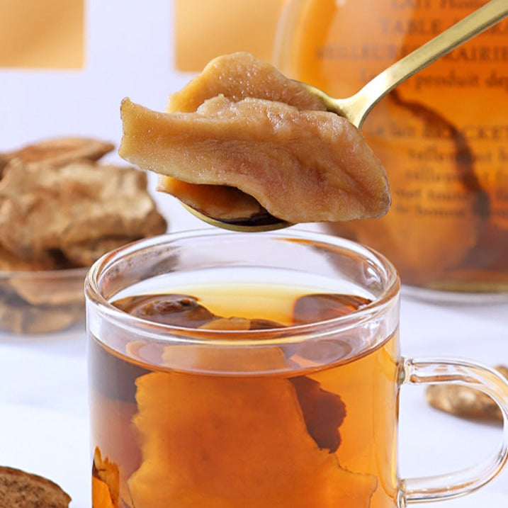 Yi Dao Guo Pian 胰岛果片, Dried Jerusalem Artichoke Roots Slices Tea, Helianthus Tuberosus, Ju Yu-Health Wisdom™
