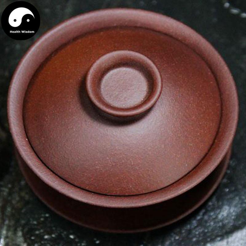 Yixing Zisha Purple Clay Gaiwan Tea Cup 130ml 盖碗-Health Wisdom™