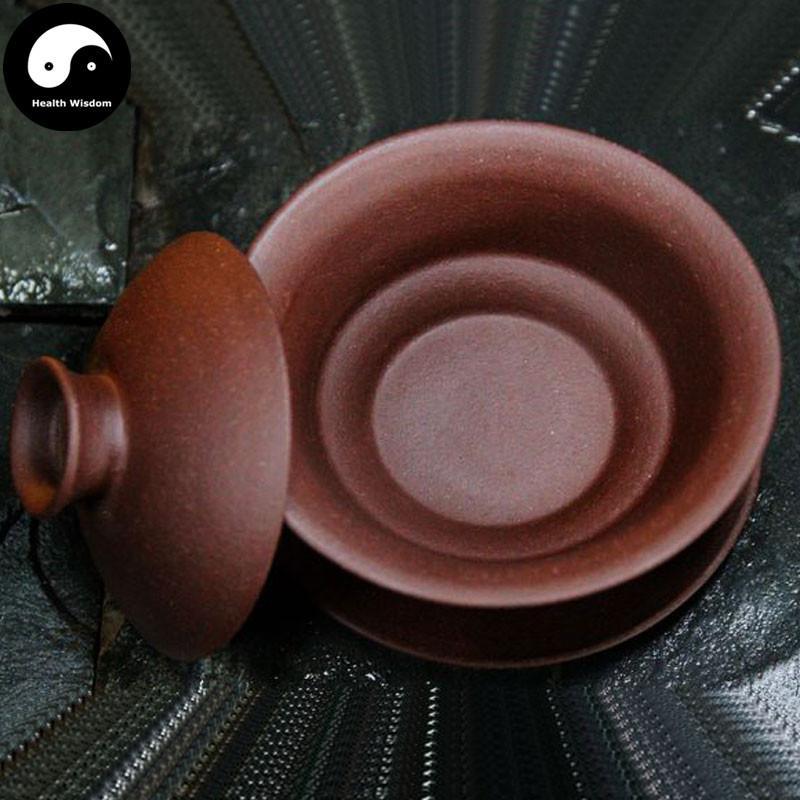 Yixing Zisha Purple Clay Gaiwan Tea Cup 130ml 盖碗-Health Wisdom™