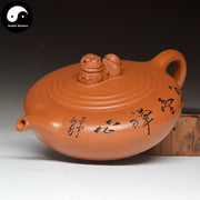 Yixing Zisha Teapot 180ml,Purple Clay-Health Wisdom™