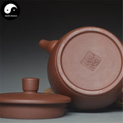 Yixing Zisha Teapot 180ml,Purple Clay-Health Wisdom™