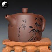 Yixing Zisha Teapot 200ml,Purple Clay-Health Wisdom™