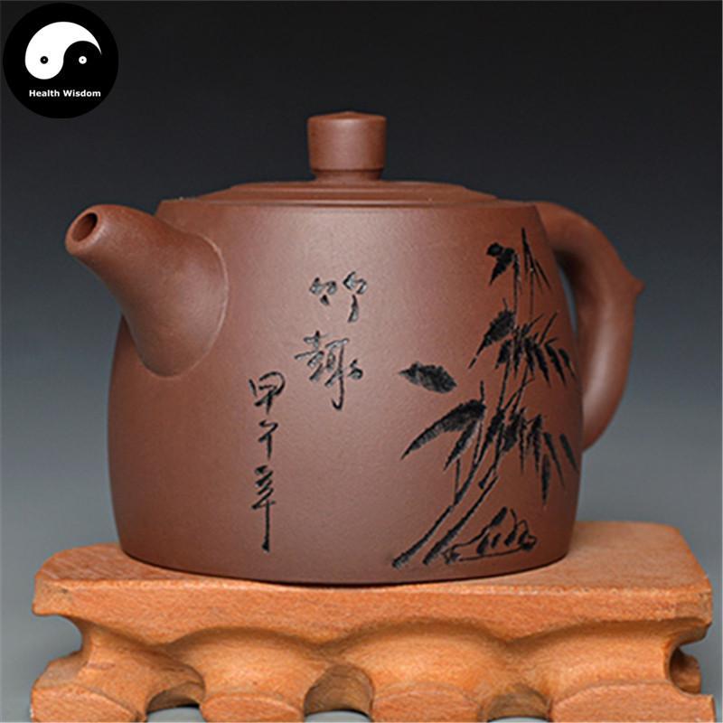 Yixing Zisha Teapot 200ml,Purple Clay-Health Wisdom™