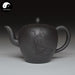 Yixing Zisha Teapot 250ml, Black Clay, Wang Zhaojun 王昭君 Engraved Design