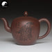 Yixing Zisha Teapot 250ml, Purple Clay, Yang Guifei 杨贵妃 Engraved Design