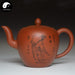 Yixing Zisha Teapot 250ml, Red Clay, Diao Chan 貂蝉 Engraved Design