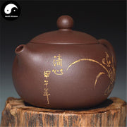 Yixing Zisha Teapot 280ml,Purple Clay-Health Wisdom™