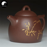 Yixing Zisha Teapot 280ml,Purple Clay-Health Wisdom™