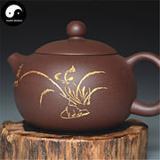 Yixing Zisha Teapot 280ml,Purple Clay-Health Wisdom™