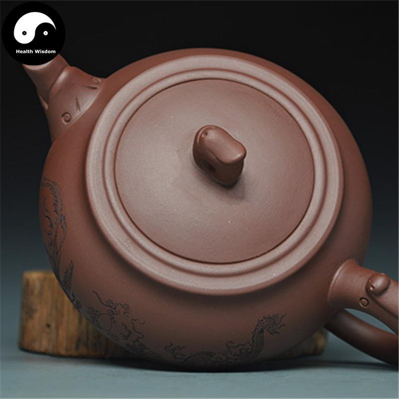 Yixing Zisha Teapot 300ml,Purple Clay-Health Wisdom™