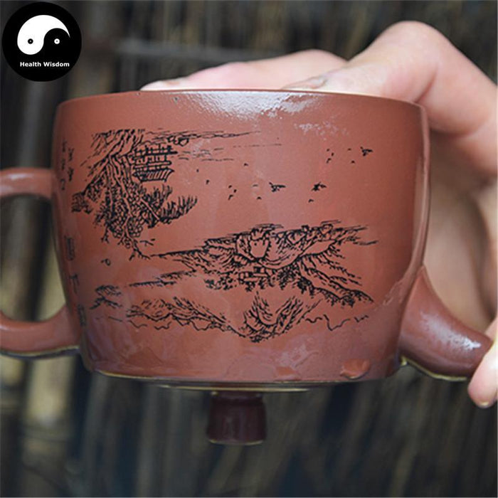 Yixing Zisha Teapot 300ml,Purple Clay-Health Wisdom™