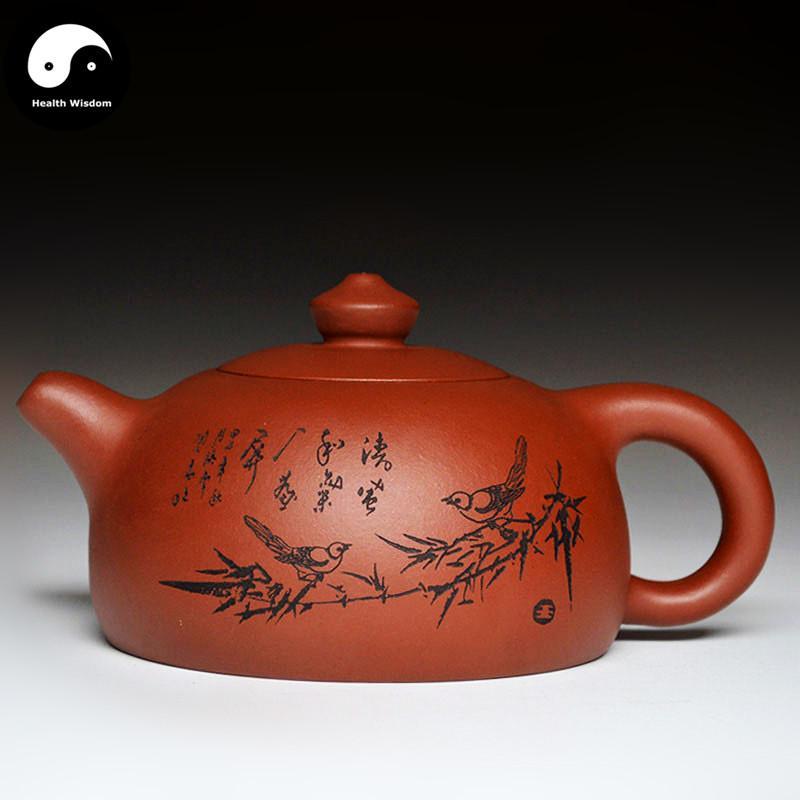 Yixing Zisha Teapot 300ml,Purple Clay-Health Wisdom™